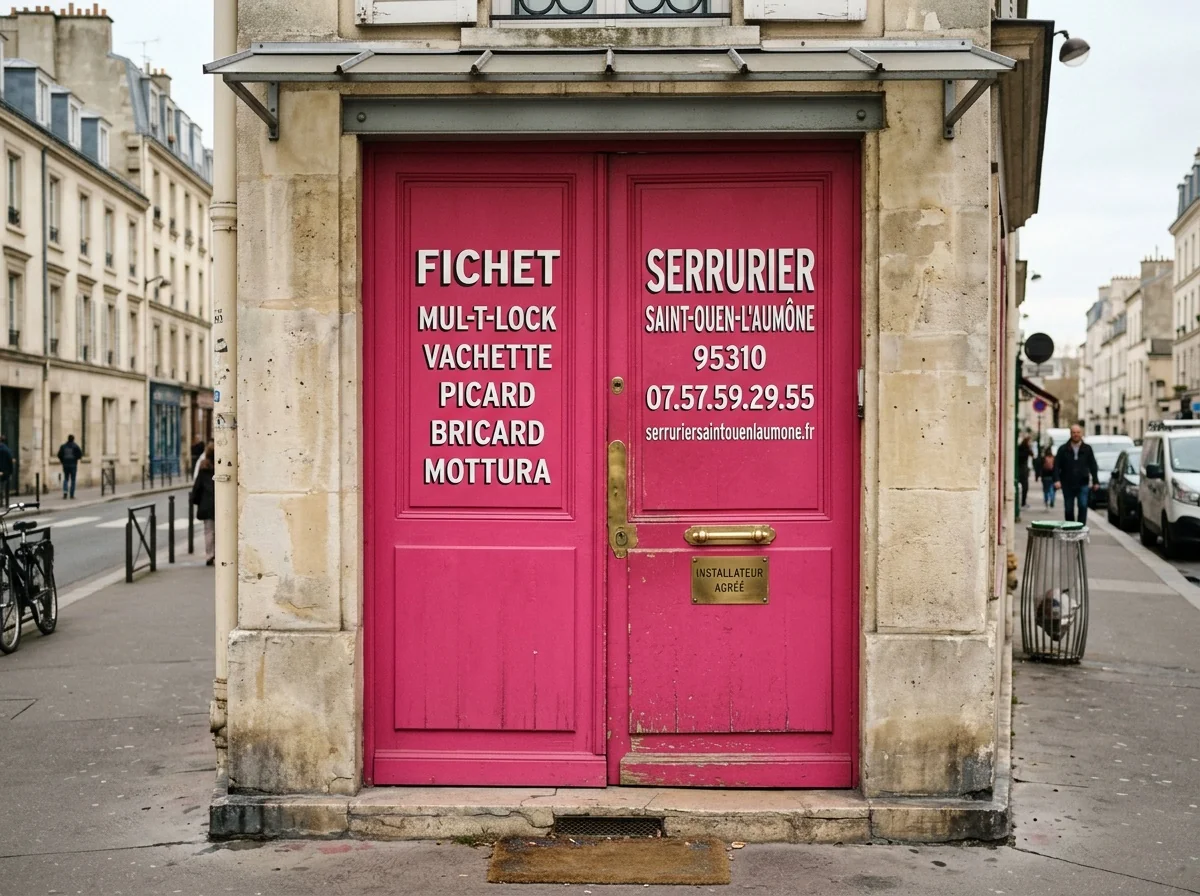 Installateur agréé · double-porte propre, marques expliquées dessous